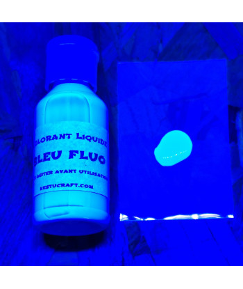 Colorant Liquide UV / Fluorescent 30 ml – Plastisol pour Leurres Souples