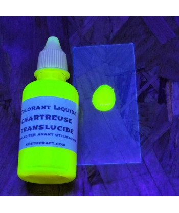 Colorant Liquide UV / Fluorescent 30 ml – Plastisol pour Leurres Souples