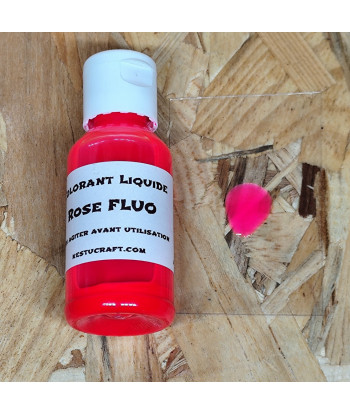 Colorant Liquide UV / Fluorescent 30 ml – Plastisol pour Leurres Souples