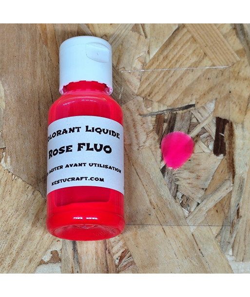 Colorant Liquide UV / Fluorescent 30 ml – Plastisol pour Leurres Souples
