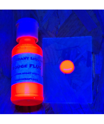 Colorant Liquide UV / Fluorescent 30 ml – Plastisol pour Leurres Souples