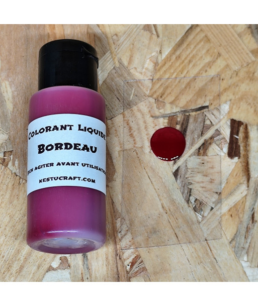 Colorant Liquide 30 ml –Fabrication de Leurres Souples