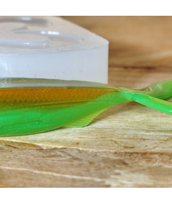 Moule silicone leurre souple double grub – Kestucraft - Fabrication artisanale