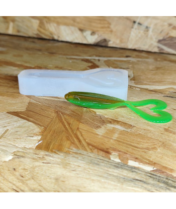 Moule silicone leurre souple double grub – Kestucraft - Fabrication artisanale