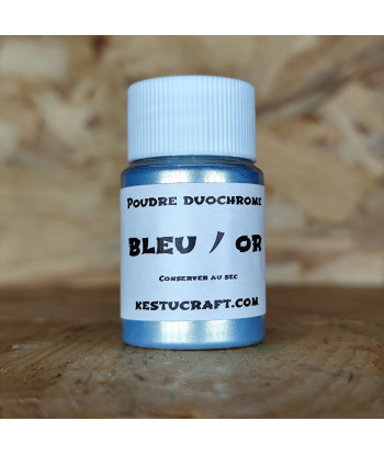 Poudre Duochrome pour leurre souple – 10gr| Effets naturels pour leurres souples – Kestucraft