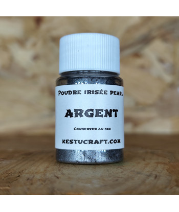 Colorant poudre irisé pour leurre souple Pearl 10gr | Effet nacré et perlé leurres souples