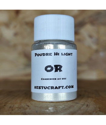 Colorant poudre Hi-Light 10gr | Nacre effet perlé leurres souples
