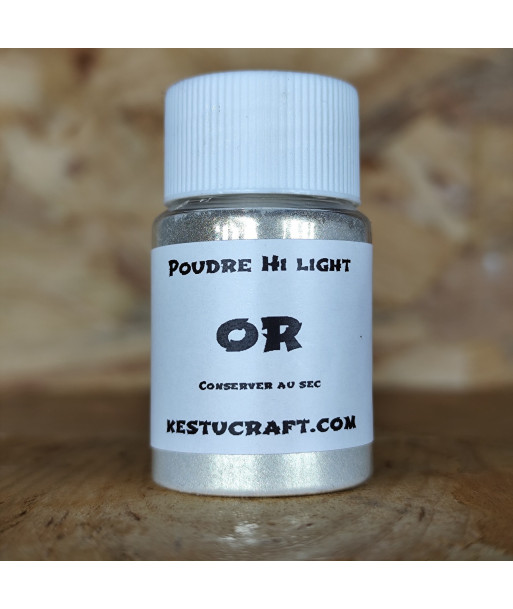 Colorant poudre Hi-Light 10gr | Nacre effet perlé leurres souples