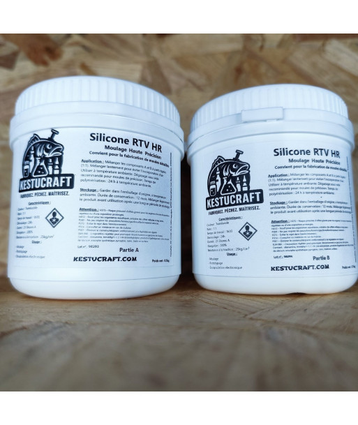 Silicone RTV HR — Moulage Haute Précision — Translucide