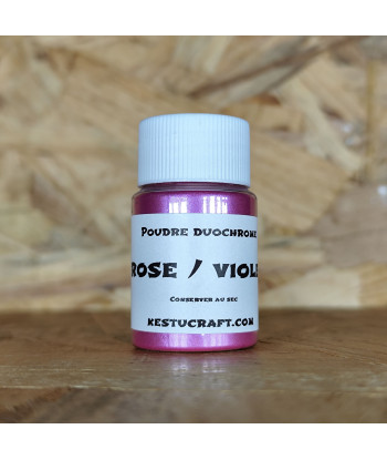 Poudre Duochrome pour leurre souple – 10gr| Effets naturels pour leurres souples – Kestucraft