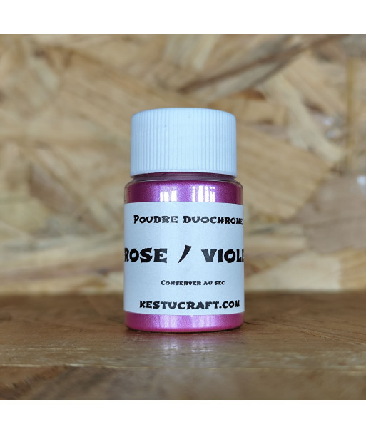 Poudre Duochrome pour leurre souple – 10gr| Effets naturels pour leurres souples – Kestucraft