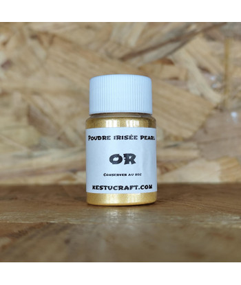Colorant poudre irisé pour leurre souple Pearl 10gr | Effet nacré et perlé leurres souples