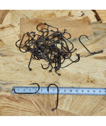 Hameçons Spécial Tête Plombée 3/0 60° – Lot de 50