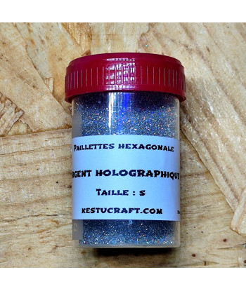 Paillettes hexagonales ultra fines taille S – Fabrication de leurres souples | Kestucraft