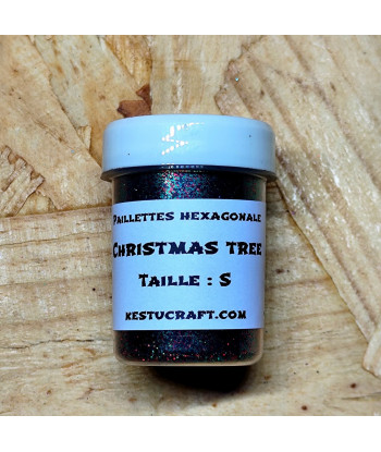 Paillettes hexagonales ultra fines taille S – Fabrication de leurres souples | Kestucraft