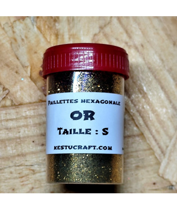 Paillettes hexagonales ultra fines taille S – Fabrication de leurres souples | Kestucraft