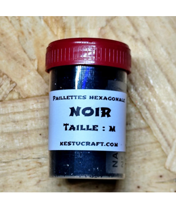 Paillettes hexagonales fines taille M – Fabrication de leurres souples | Kestucraft
