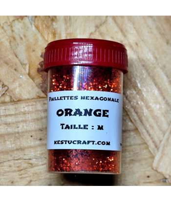 Paillettes hexagonales fines taille M – Fabrication de leurres souples | Kestucraft